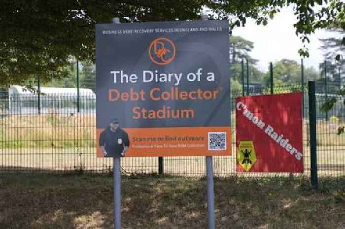 Non-league club's new ground named 'Debt Collector Stadium' as fans left 'bemused'