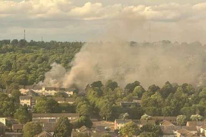 Huge plume of smoke over Nottingham after fire breaks out at property in St Ann's