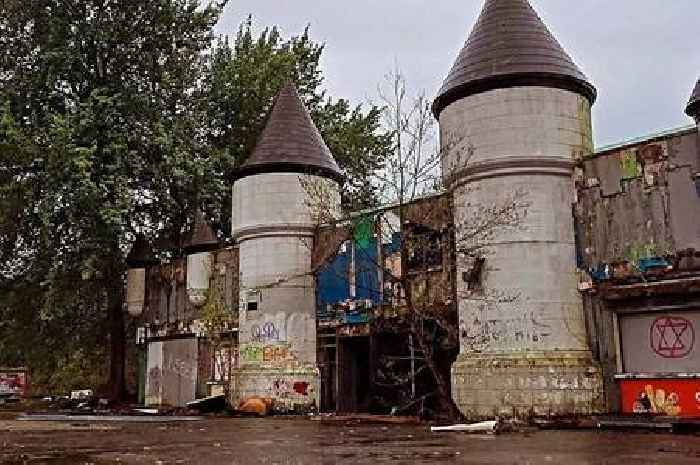Pictures show abandoned Camelot theme park that's been deserted for 13 years