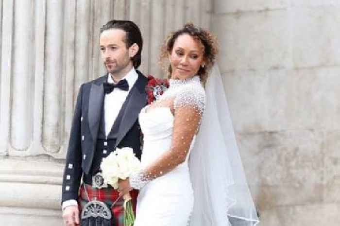 Spice Girl Mel B's wedding dress has a stunning meaning