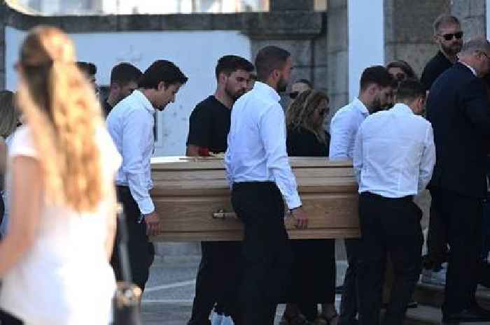 Liverpool teammates attend Diogo Jota's funeral, including Virgil van Dijk and Bruno Fernandes