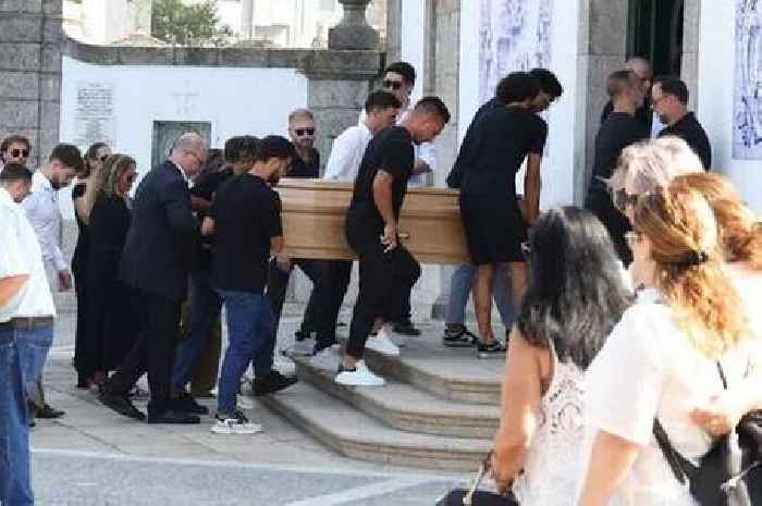 Diogo Jota funeral takes place as Liverpool star laid to rest alongside brother in emotional service