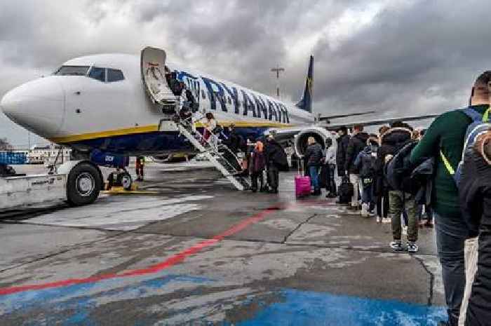 Panic on UK bound Ryanair flight after fire alarm chaos leaves 18 injured