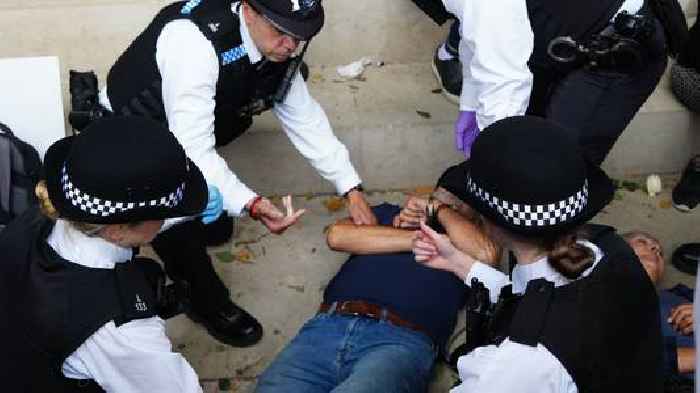 Police arrest protesters supporting Palestine Action after terror ban