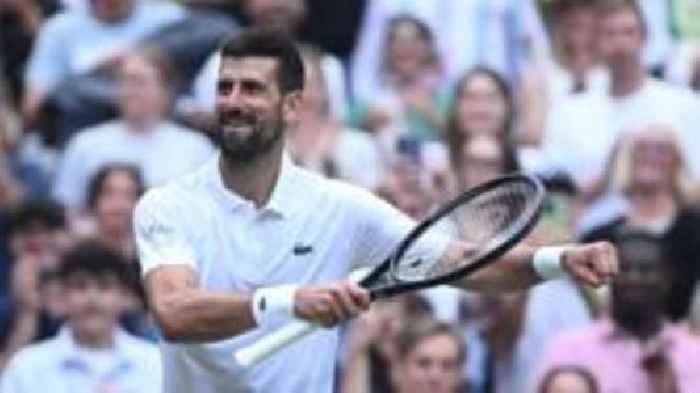 Djokovic 'blessed' to record 100th Wimbledon win