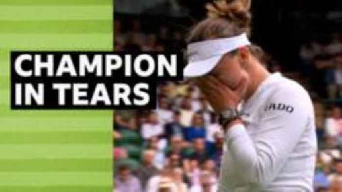 'Tough to watch' - champion Krejcikova battles tears