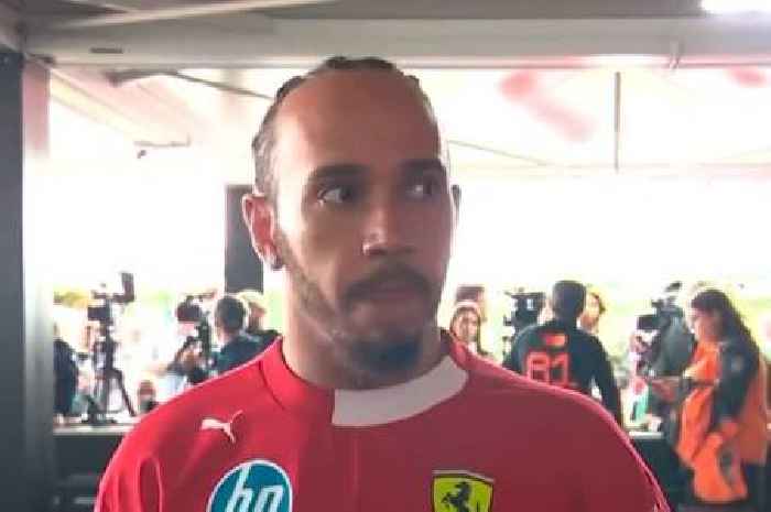Devastated Lewis Hamilton hits out at Ferrari after apologising to fans in British GP