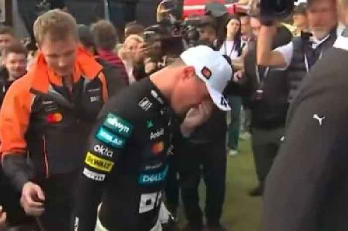 Lando Norris suffers facial injury after being hit while celebrating British GP win with fans