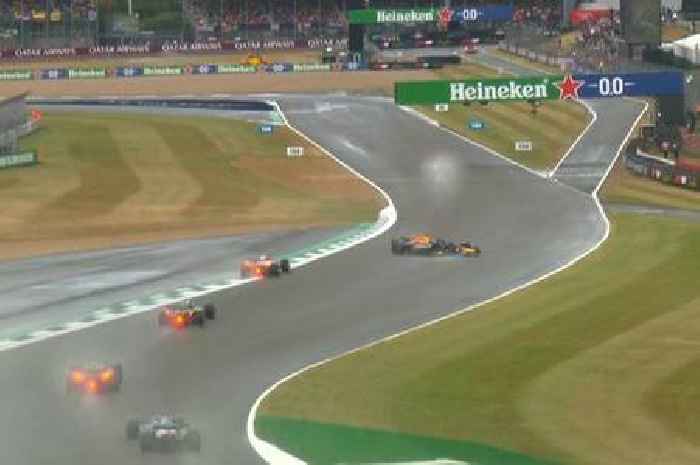 Max Verstappen in dramatic spin as Oscar Piastri penalised in British GP mess
