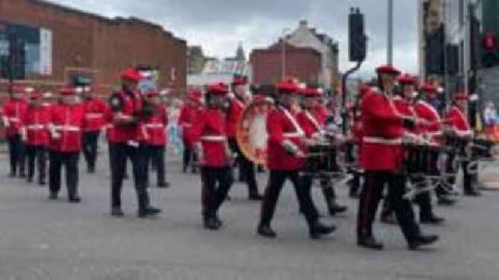 Four hit with air weapon pellets during Orange Order walk