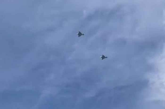 Man in awe as fighter jets spotted flying over Bristol home