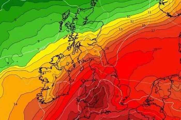 Heatwave to return in a few days as dark red map shows 39C scorcher
