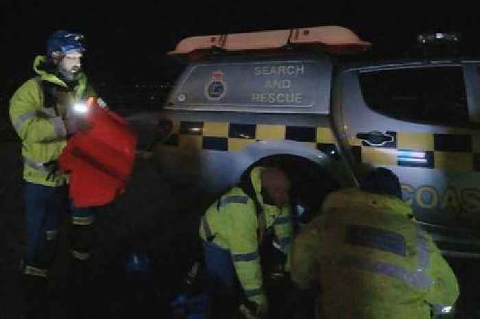 Major rescue mission as person swept 30m out to sea before crew thrown overboard