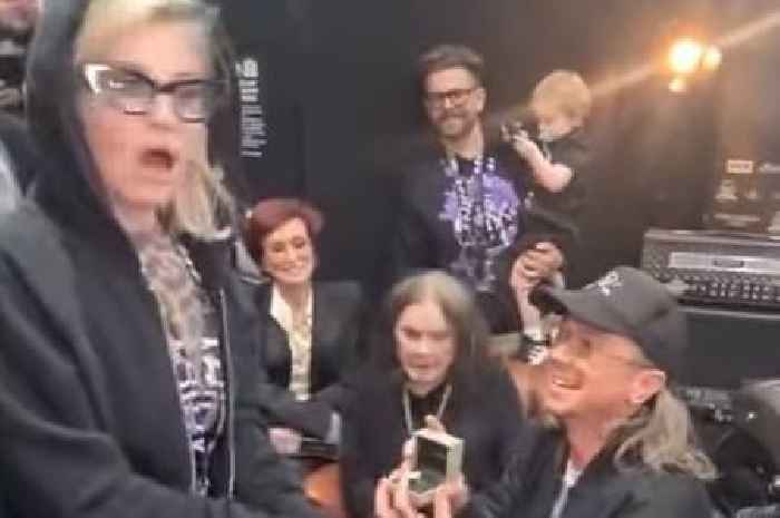 Ozzy Osbourne's brilliant seven-word response as Kelly gets engaged at final gig