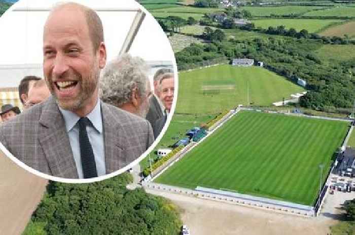 Prince William helps Mousehole AFC fix 'pothole-ridden' access road