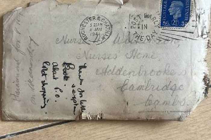 Wartime love letter discovered during bathroom renovation in Scartho speaks of bombs, snow and enduring devotion