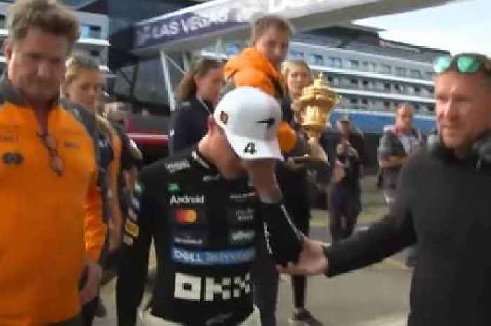 Lando Norris injured by collapsing fence during British Grand Prix victory celebration