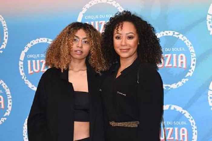 Mel B's daughter Phoenix seen smoking 'suspicious-looking cigarette' after mum's wedding