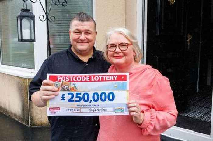 One street wins £1m as latest postcode lottery winners in Wales revealed