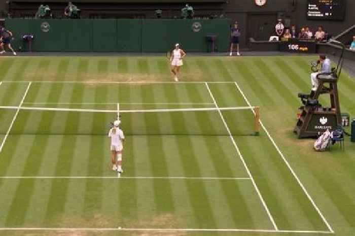 Wimbledon match halted abruptly as voice shouts ‘stop, stop’ and umpire accused