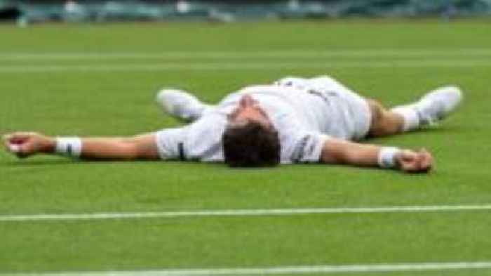 'A well-deserved fall' - Norrie's relief at Wimbledon win