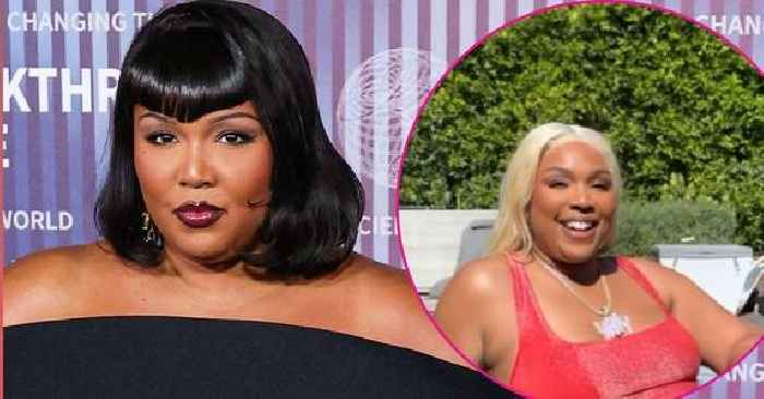 Lizzo Flaunts Her Long Legs in Red Bathing Suit After Dramatic Weight Loss: Hot Photos