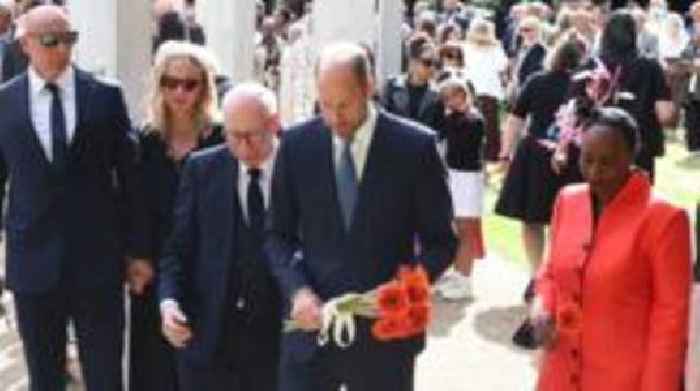 London remembers 7/7 bombings 20 years on as William lays flowers for victims