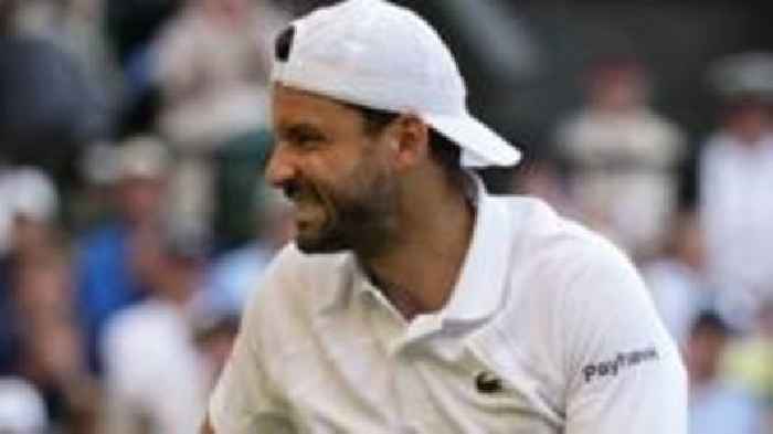 Devastated Dimitrov retires injured while leading Sinner