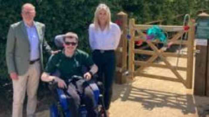 Accessible path enables students to explore nature