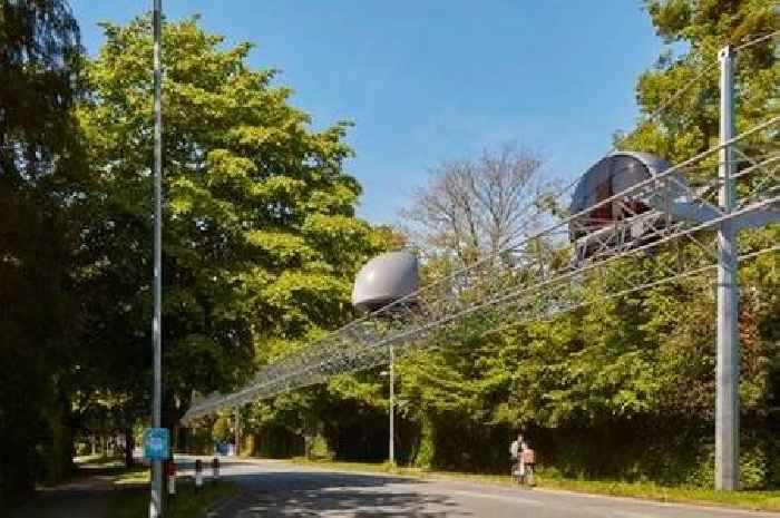 Plan for 'Aerial' transport system to link city with Bristol Airport