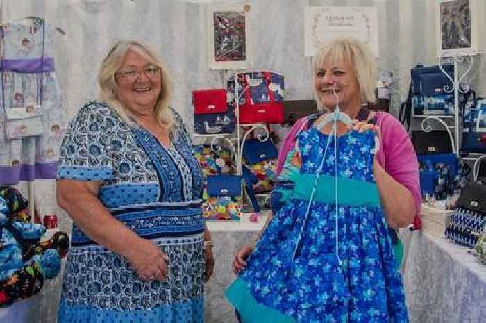 Exeter Cathedral Green bursts into colour for 50th Craft Festival