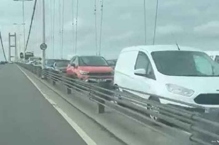 Woman taken to hospital with serious injuries following five-vehicle crash on Humber Bridge