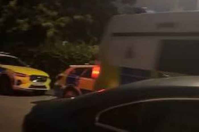 Live updates as five police cars swarm Stoke-on-Trent street