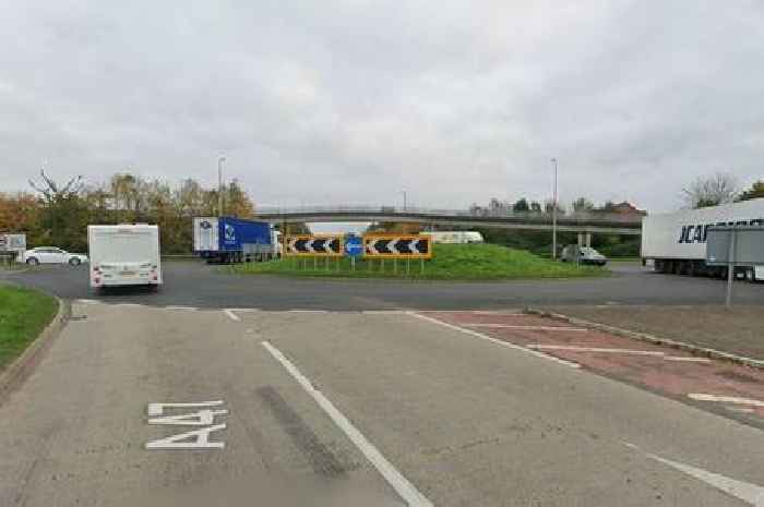 Young man dies after crash near Cambridgeshire service station