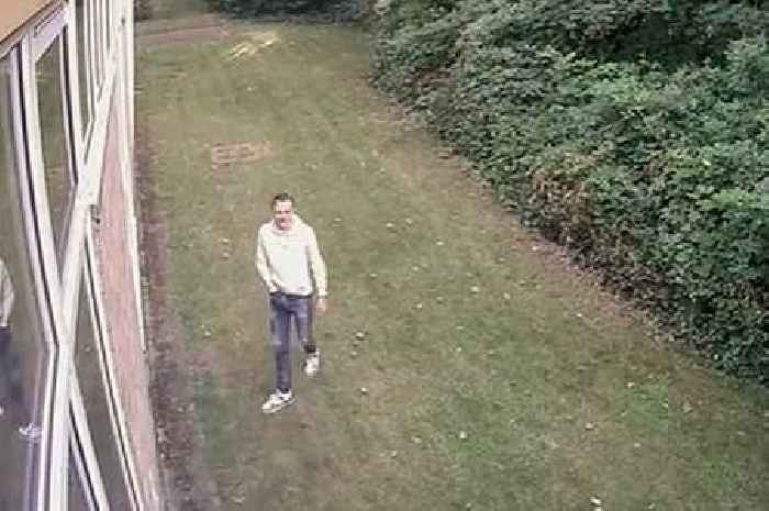 CCTV released of man police wish to speak with after teen 'raped' near library