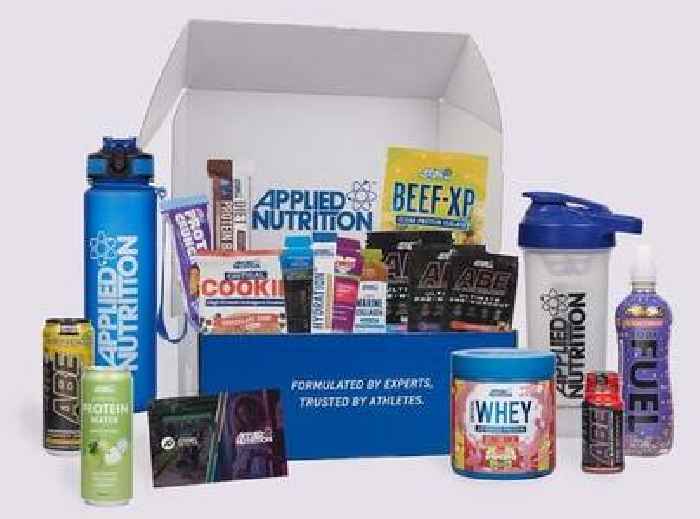 Exercise and protein goodie box reduced from £50 to £30 at Home Bargains