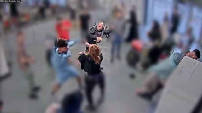 Jury shown CCTV and bodycam footage of brothers allegedly assaulting police at Manchester Airport