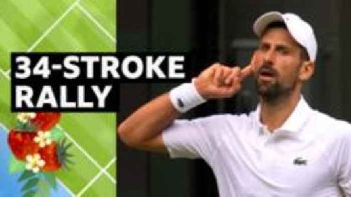 Djokovic gets the better of De Minaur in longest rally of the tournament