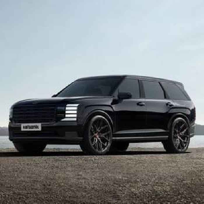 Dark 2026 Hyundai Palisade Looks Stately With CGI Shadow Line and Digitally Concave Wheels