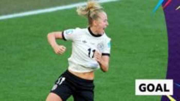 Germany take lead after bizarre incident in build-up