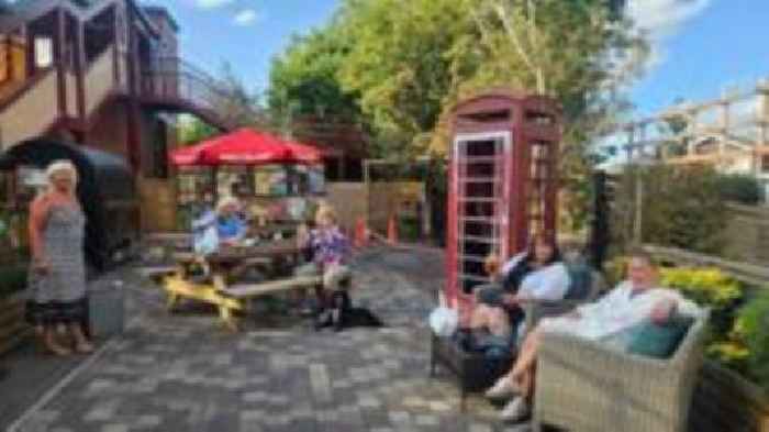 Community gets arson-hit railway bar back on track