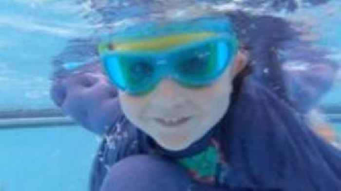 Toddlers enjoy sponsored fancy dress swim event