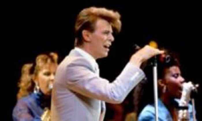 Sharing the Live Aid stage with David Bowie
