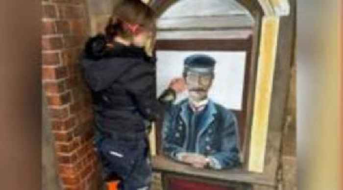 How artist helped bring railway 'back to life'