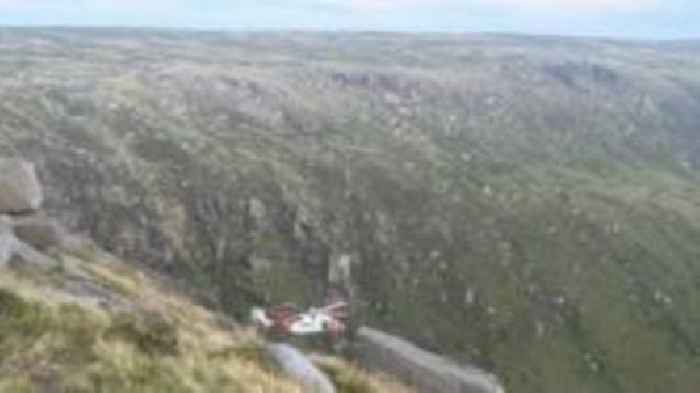 Man dies after fall from top of Peak waterfall