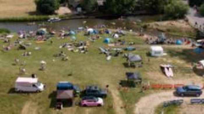 Popular river site 'a village not a festival'