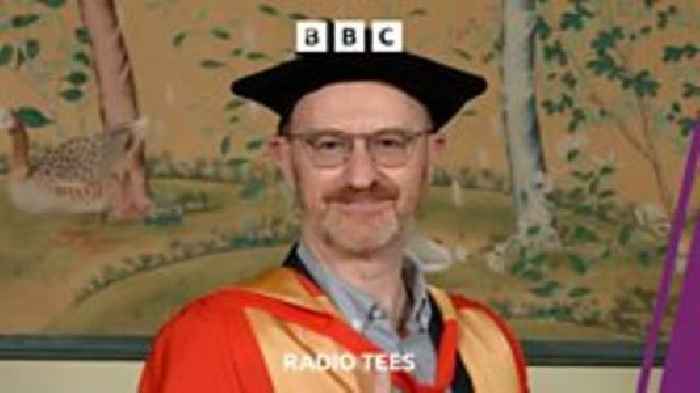 Mark Gatiss receives honorary doctorate