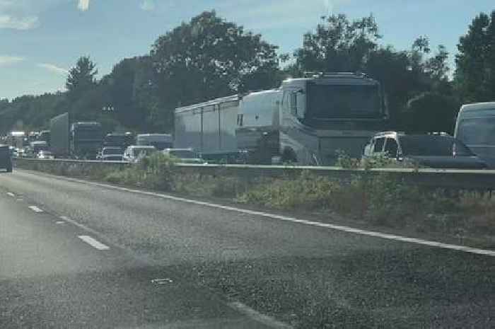 Live: M50 obstruction sparks long traffic jams