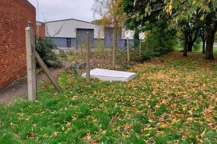 CCTV captures company fly-tipping mattress in Leicestershire
