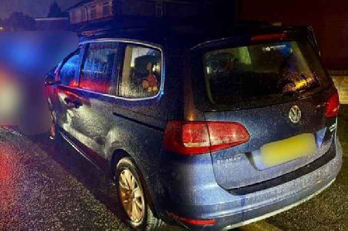 Stolen VW boxed in by police as suspect 'fights with officers before being Tasered'